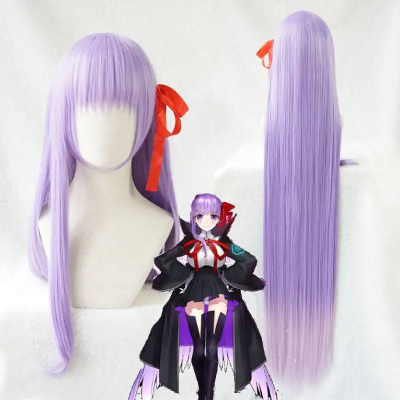 Scathach FGO Fate Grand Order Косплей термостойкие синтетические волосы прямой Аниме парик +
