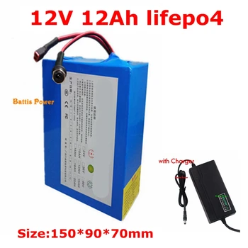 Lifepo4 12V 15Ah Lithium Lifepo4 Battery Pack 12V Bms 4s 3.2V 5ah Cells for 12V Fishing Lamp E-scooter E-bike+14.6v 2A Charger 
Lifepo4 12V 15Ah Lithium Lifepo4 Battery Pack 12V Bms 4s 3.2V 5ah Cells for 12V Fishing Lamp E-scooter E-bike+14.6v 2A Charger