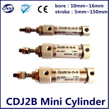 CDJ2B Type Mini Pneumatic Cylinder Double Acting Single Rod 10mm 16mm Bore 10~150mm Stroke Air Cylinder CDJ2B10/16
CDJ2B Type Mini Pneumatic Cylinder Double Acting Single Rod 10mm 16mm Bore 10~150mm Stroke Air Cylinder CDJ2B10/16