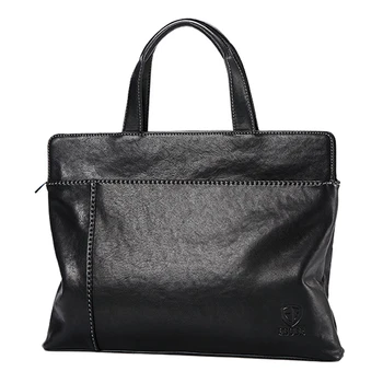 LJL-FEGER Men Bag Genuine Leather Laptop Briefcases Slim Computer Bag Zipper Closure Business Handbags Tote Tablet Briefcase Cas
LJL-FEGER Men Bag Genuine Leather Laptop Briefcases Slim Computer Bag Zipper Closure Business Handbags Tote Tablet Briefcase Cas