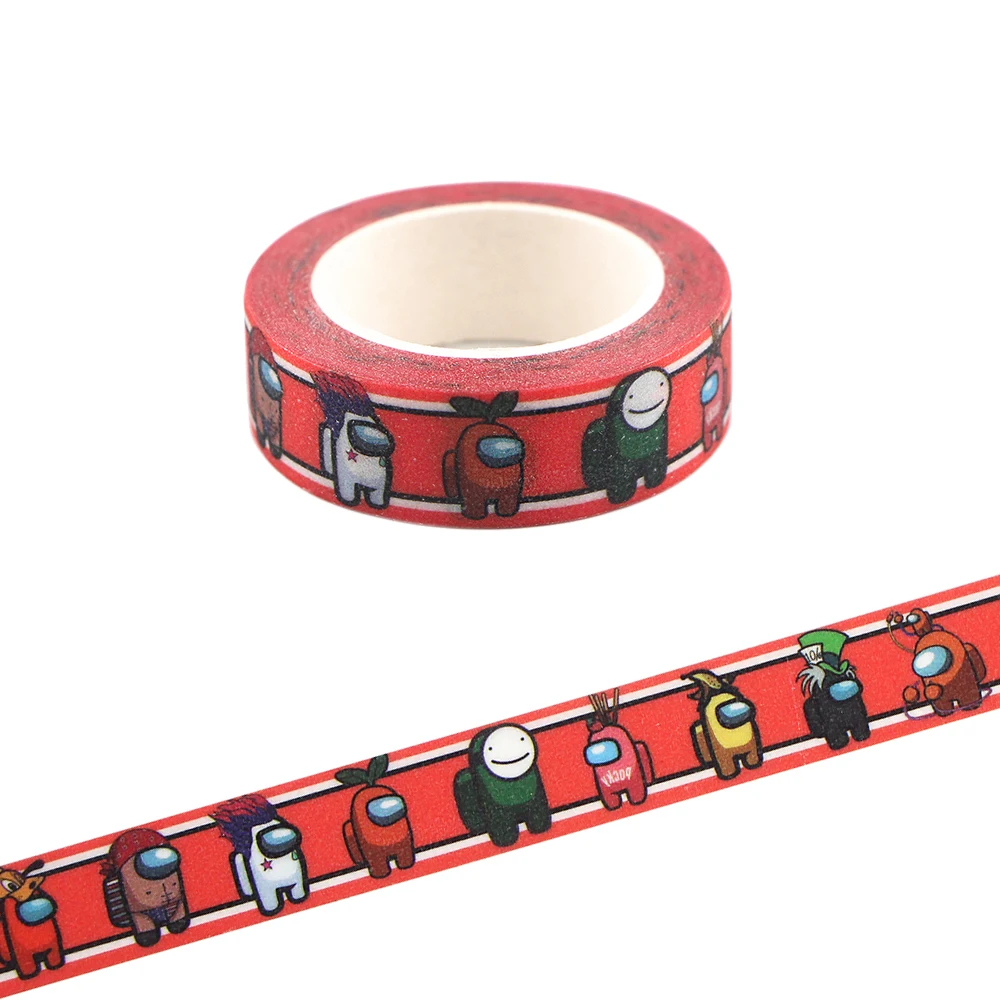 Ransitute R1324 Among Us Cartoon Creative Matte Surface Tape Paper Stickers Student Supply Stationery Notebook Decoration Gifts
Ransitute R1324 Among Us Cartoon Creative Matte Surface Tape Paper Stickers Student Supply Stationery Notebook Decoration Gifts