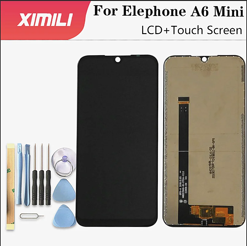 5.71 Inch For Elephone A6 Mini LCD Display and Touch Screen Digitizer Assembly Replacement + Tools + Adhesive For ElephoneA6Mini
5.71 Inch For Elephone A6 Mini LCD Display and Touch Screen Digitizer Assembly Replacement + Tools + Adhesive For ElephoneA6Mini