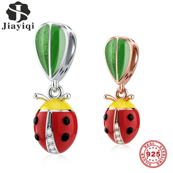 Jiayiqi Colorful Ladybug Charms 925 Sterling Silver Dripping Oil CZ Beads Fit Women Charms Bracelets DIY Jewelry Making
Jiayiqi Colorful Ladybug Charms 925 Sterling Silver Dripping Oil CZ Beads Fit Women Charms Bracelets DIY Jewelry Making