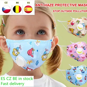Washable Child Mask with valve cartoon Mask can add Filter Respirator Mouth- for Travel for kids 
Washable Child Mask with valve cartoon Mask can add Filter Respirator Mouth- for Travel for kids