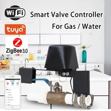 New Arrival Tuya Wifi/Zigbee Smart Valve Controller For Water Gas Auto Shut ON Off Valve Works With Alexa Yandex Google Home
New Arrival Tuya Wifi/Zigbee Smart Valve Controller For Water Gas Auto Shut ON Off Valve Works With Alexa Yandex Google Home