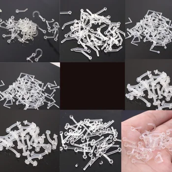 10 Set Newest transparent Nose Ring Body Piercing Stud Screw BioFlex Nose UV Acrylic Body Jewelry Piercing Set Sexy jewelry
10 Set Newest transparent Nose Ring Body Piercing Stud Screw BioFlex Nose UV Acrylic Body Jewelry Piercing Set Sexy jewelry