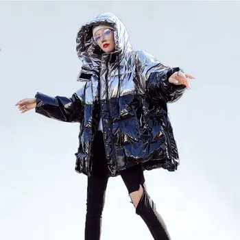 2019 Winter Jacket Women Fashion Contrast Color Plus Size Loose Hooded Down Padded Coat Warm Women's Parka Winter Coat Women 
2019 Winter Jacket Women Fashion Contrast Color Plus Size Loose Hooded Down Padded Coat Warm Women's Parka Winter Coat Women