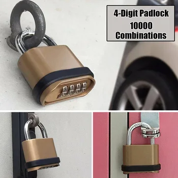 Security Padlock coded lock Four Digit Number Door Locks Digit Combination Waterproof Lock for Garage Closet cabinet Code Lock
Security Padlock coded lock Four Digit Number Door Locks Digit Combination Waterproof Lock for Garage Closet cabinet Code Lock