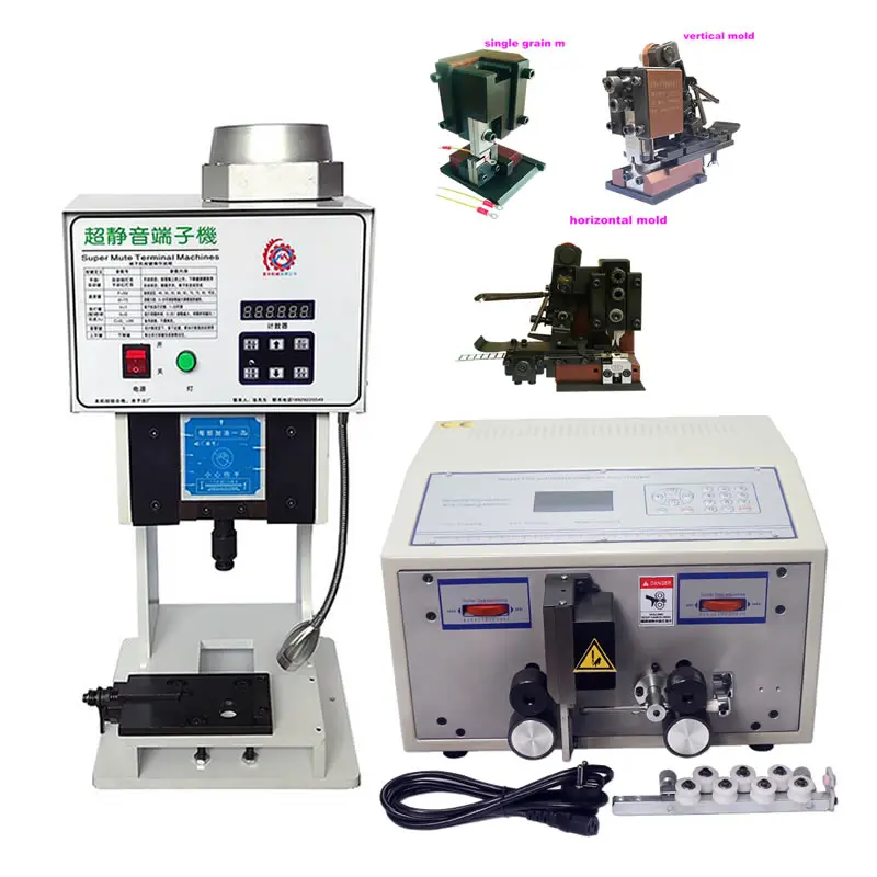 LY 1.5T Automatic Terminal Crimping Machine Horizontal Vertical Single Mold SWT508C Computer Wire Peeling Stripping Machine
LY 1.5T Automatic Terminal Crimping Machine Horizontal Vertical Single Mold SWT508C Computer Wire Peeling Stripping Machine