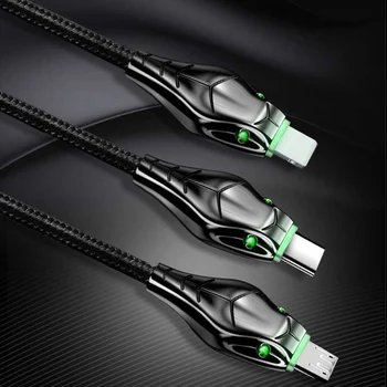 Snake Head Shape Micro USB 2.4A Charger for Android Fast Charging Type C 5A Cable For Samsung S7 S6 Lightning Plug for iPhone
Snake Head Shape Micro USB 2.4A Charger for Android Fast Charging Type C 5A Cable For Samsung S7 S6 Lightning Plug for iPhone