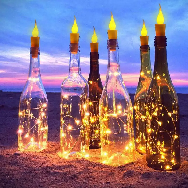 2M 20Leds String Lights with Cork 2020 New Battery Powered Wine Bottle Strings Light for Party Wedding Christmas Bar Decor
2M 20Leds String Lights with Cork 2020 New Battery Powered Wine Bottle Strings Light for Party Wedding Christmas Bar Decor