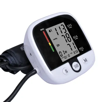 Voice Digital Upper Arm Blood Pressure Monitor Heart Beat Rate Pulse Meter Tonometer Sphygmomanometers Pulsometer
Voice Digital Upper Arm Blood Pressure Monitor Heart Beat Rate Pulse Meter Tonometer Sphygmomanometers Pulsometer