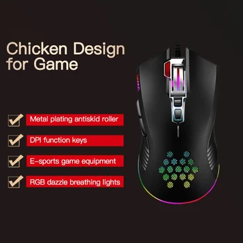 1600DPI Wired Mouse 8-Button Rechargeable Mouse Lightweight Hollow Hole Colorful RGB Luminous Gaming Office Mouse In Stock
1600DPI Wired Mouse 8-Button Rechargeable Mouse Lightweight Hollow Hole Colorful RGB Luminous Gaming Office Mouse In Stock