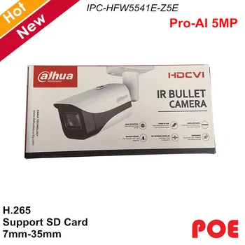 Dahua Pro-AI 5MP IR Bullet POE IP Camera IPC-HFW5541E-Z5E 7-35mm H.265 Motorized lens Support SD Card 256G Security Camera
Dahua Pro-AI 5MP IR Bullet POE IP Camera IPC-HFW5541E-Z5E 7-35mm H.265 Motorized lens Support SD Card 256G Security Camera