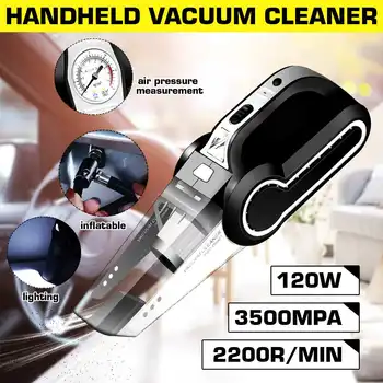 4 in 1 Car Handheld Vacuum Cleaner with Digital Tire Inflator Pump Pressure Gauge LED Light Vacuum Cleaner For Home Auto Car
4 in 1 Car Handheld Vacuum Cleaner with Digital Tire Inflator Pump Pressure Gauge LED Light Vacuum Cleaner For Home Auto Car
