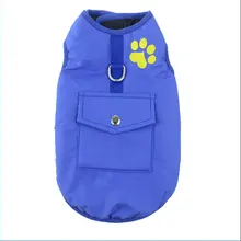 Otoño Invierno perro mascota cálido ropa de doble cara ropa de perro portátil(China)