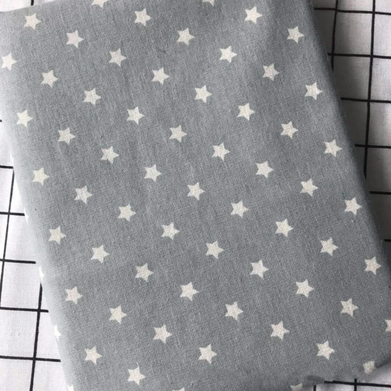 Patchwork Textile Cotton Linen Fabric Star Pattern Printing Linen Cotton Fabric DIY Sewing Quilting Tablecover Canvas Material
Patchwork Textile Cotton Linen Fabric Star Pattern Printing Linen Cotton Fabric DIY Sewing Quilting Tablecover Canvas Material