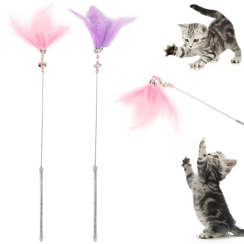 Pet Cat Kitten Feather Bell Beads Teaser Playing Stick Wand Interactive Toy Cat Stick Interactive Cat Toy Cat Wit Toy Cat Toy
Pet Cat Kitten Feather Bell Beads Teaser Playing Stick Wand Interactive Toy Cat Stick Interactive Cat Toy Cat Wit Toy Cat Toy
