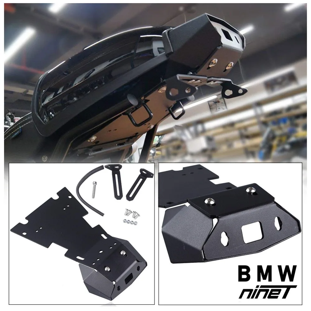 2015-2017 BMW R Nine T License Plate Brake Tail Light Bracket