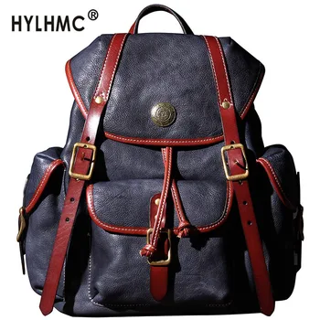 New Genuine Leather Bag Men Backpack Male Backpacks Vegetable Tanned Leather Schoolbag 2020 Cowhide Retro Handmade Original bags
New Genuine Leather Bag Men Backpack Male Backpacks Vegetable Tanned Leather Schoolbag 2020 Cowhide Retro Handmade Original bags