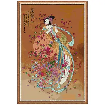 The Goddess Chang'e Flying to the Moon printed on the canvas 11CT 14CT DIY kit Cross Stitch embroidery needlework Sets
The Goddess Chang'e Flying to the Moon printed on the canvas 11CT 14CT DIY kit Cross Stitch embroidery needlework Sets