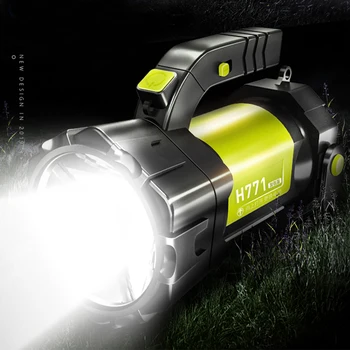 25W Super Bright LED Searchlight Portable Handheld Flashlight Spotlight USB Rechargeable+COB Light Lamp Outdoor Camping Lantern
25W Super Bright LED Searchlight Portable Handheld Flashlight Spotlight USB Rechargeable+COB Light Lamp Outdoor Camping Lantern