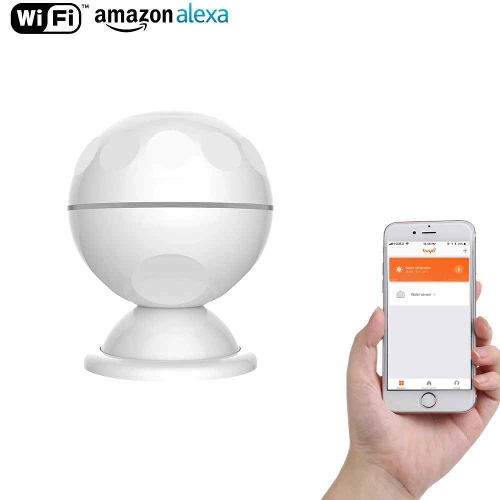 Haozee NEO Smart PIR Motion Sensor Wi-Fi Support Amazon Alexa,Goole Assistant,IFTTT,No Expensive Hub Required For Smart Home Aut
Haozee NEO Smart PIR Motion Sensor Wi-Fi Support Amazon Alexa,Goole Assistant,IFTTT,No Expensive Hub Required For Smart Home Aut