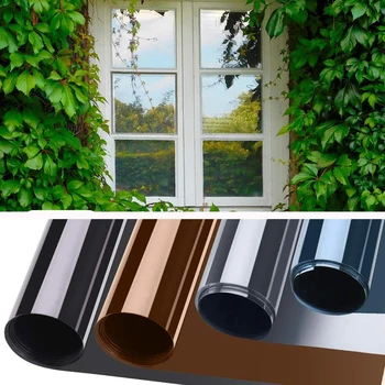 10M Window Film One Way Mirror Film Daytime Privacy Self-Adhesive Decorative Heat Control Anti UV Window Tint for Home 
10M Window Film One Way Mirror Film Daytime Privacy Self-Adhesive Decorative Heat Control Anti UV Window Tint for Home