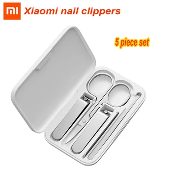 Xiaomi mijia 5pcs/set Manicure Nail Clippers Pedicure Set Portable Travel Hygiene Kit Stainless Steel Nail Cutter Tool Set
Xiaomi mijia 5pcs/set Manicure Nail Clippers Pedicure Set Portable Travel Hygiene Kit Stainless Steel Nail Cutter Tool Set