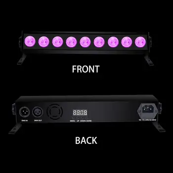 9 LEDs Disco UV Bar Lights Party Dj Lamp UV Color LED Wall Washer Lights For Christmas Laser Projector Stage Wall Washer Lights
9 LEDs Disco UV Bar Lights Party Dj Lamp UV Color LED Wall Washer Lights For Christmas Laser Projector Stage Wall Washer Lights