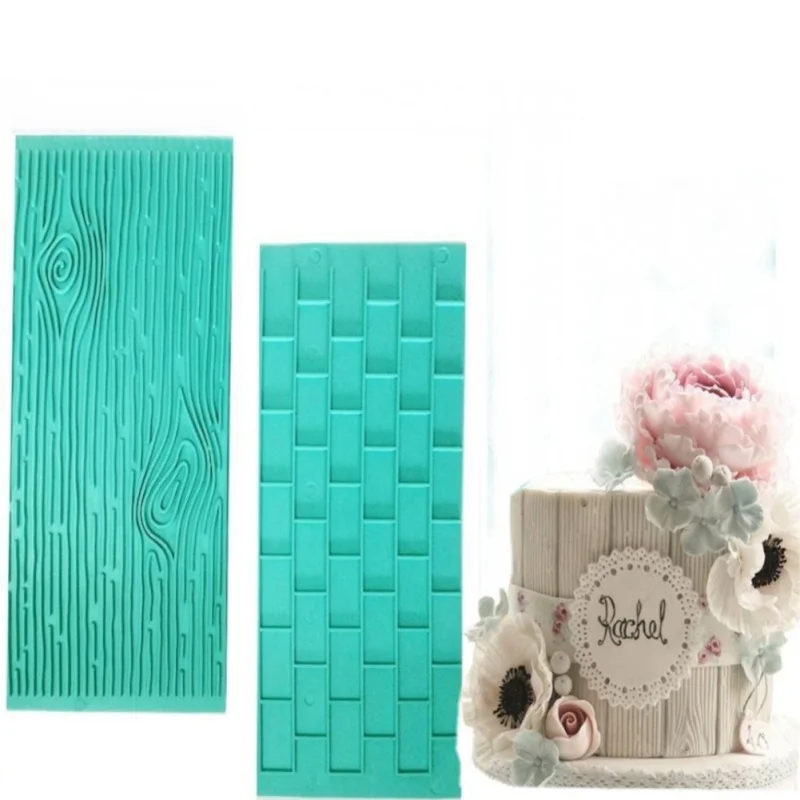 2pcs/set Texture Silicone Mold Of Tree Bark + Brick Wall Silicone Mat Fondant Cake Decorating Tools Bakeware
2pcs/set Texture Silicone Mold Of Tree Bark + Brick Wall Silicone Mat Fondant Cake Decorating Tools Bakeware