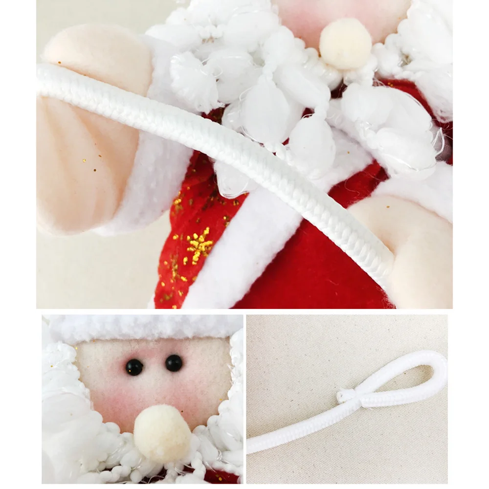 old man doll pendants sling santa claus shopping mall window