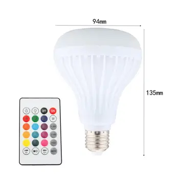 Smart RGB RGBW Wireless Speaker Bulb Music Playing Dimmable LED Bulb Light Lamp with 24 Keys Remote Control
Smart RGB RGBW Wireless Speaker Bulb Music Playing Dimmable LED Bulb Light Lamp with 24 Keys Remote Control