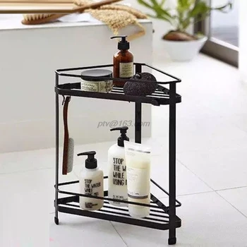 Double Layer Iron Triangle Corner Shelf Shampoo Soap Cosmetic Storage Rack Bathroom Kitchen Home Supplies Organizer Holder
Double Layer Iron Triangle Corner Shelf Shampoo Soap Cosmetic Storage Rack Bathroom Kitchen Home Supplies Organizer Holder