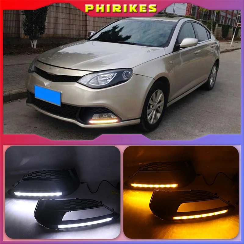 LED DRL daytime running light for MG MG6 2010-2014 with Dynamics moving flash turn signal and blue night light
LED DRL daytime running light for MG MG6 2010-2014 with Dynamics moving flash turn signal and blue night light