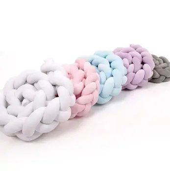 1M/2M/3M Baby Bumper Bed Braid Knot Pillow Cushion Bumper for Infant Baby Crib Protector Cot Bumper Room Decor
1M/2M/3M Baby Bumper Bed Braid Knot Pillow Cushion Bumper for Infant Baby Crib Protector Cot Bumper Room Decor