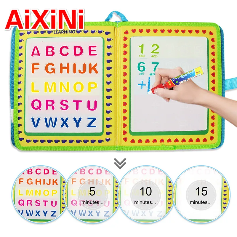 23.5*21cm Portable Water Drawing Book & Magic Pen Travel Doodle Book Reusable Painting Coloring Board Educational Toys for Kids
23.5*21cm Portable Water Drawing Book & Magic Pen Travel Doodle Book Reusable Painting Coloring Board Educational Toys for Kids