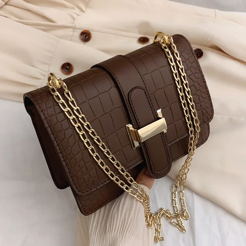 Mini Square Flip Bag 2020 Winter New Quality PU Leather Women's Designer Handbag Stone Pattern Lock Chain Shoulder Messenger Bag
Mini Square Flip Bag 2020 Winter New Quality PU Leather Women's Designer Handbag Stone Pattern Lock Chain Shoulder Messenger Bag