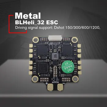 HAKRC ESC 4-In-1 50A 3-6S BLHeli_32 5V 3A BEC Dshot1200 Mini Size ESC for DIY FPV Racing Drone With Heat Dissipation
HAKRC ESC 4-In-1 50A 3-6S BLHeli_32 5V 3A BEC Dshot1200 Mini Size ESC for DIY FPV Racing Drone With Heat Dissipation