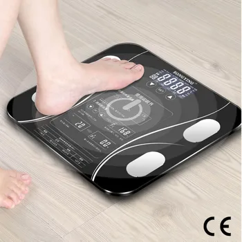 Body Fat Scale USB charging Smart Household Weighing Scale Fat Scale LED Digital English Function Screen CE Certification
Body Fat Scale USB charging Smart Household Weighing Scale Fat Scale LED Digital English Function Screen CE Certification