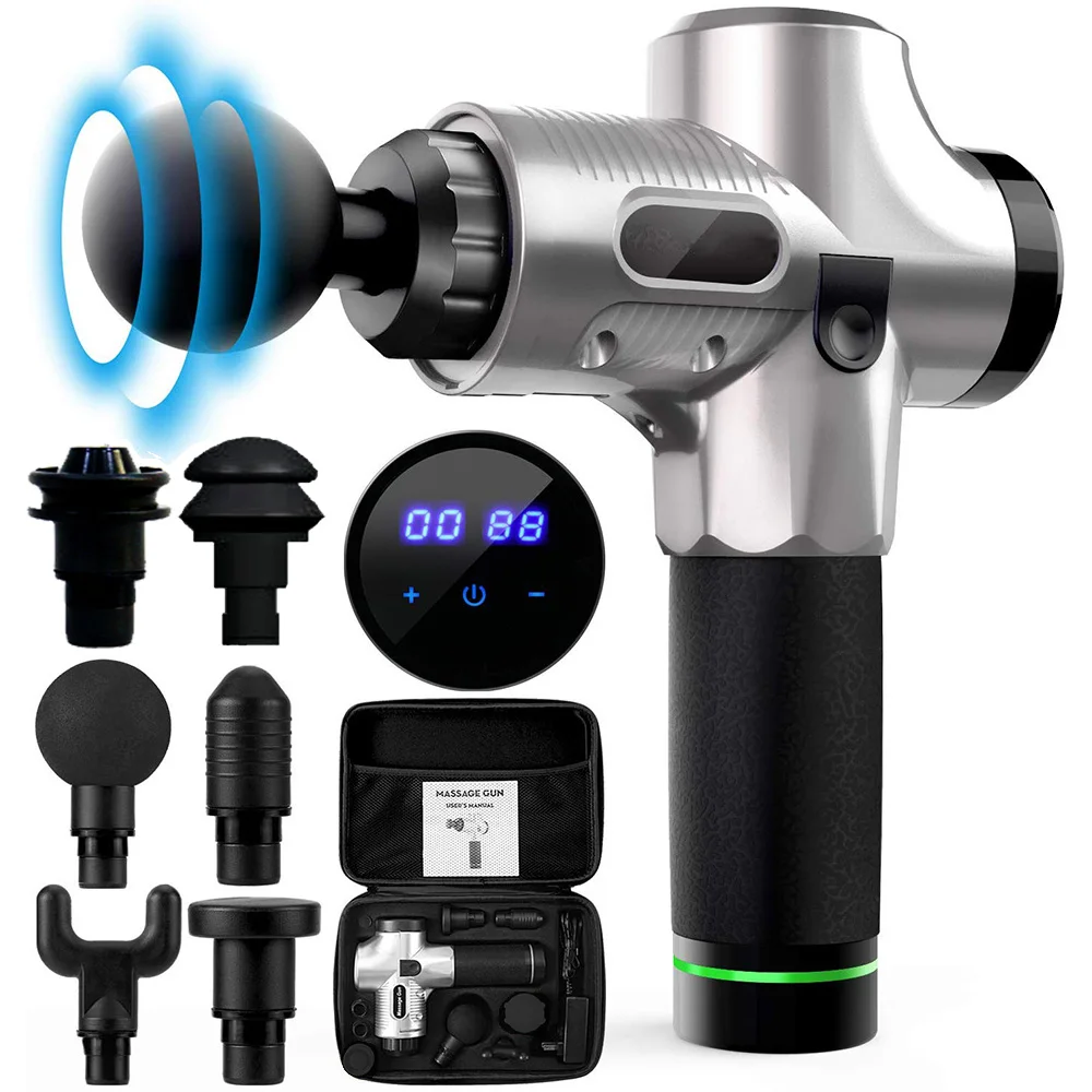 Deep Tissue Massage Gun Muscle Relaxation Massager Vibration Fascia Physiotherapy Massage Relieving Pain Workout Fitness Machine
Deep Tissue Massage Gun Muscle Relaxation Massager Vibration Fascia Physiotherapy Massage Relieving Pain Workout Fitness Machine
