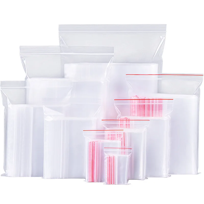 100PCS Zipper Lock Ziplock Bag Food Storage Bag Transparent Trinket Packing Vacuum Storage Bag Refrigerated Bag
100PCS Zipper Lock Ziplock Bag Food Storage Bag Transparent Trinket Packing Vacuum Storage Bag Refrigerated Bag