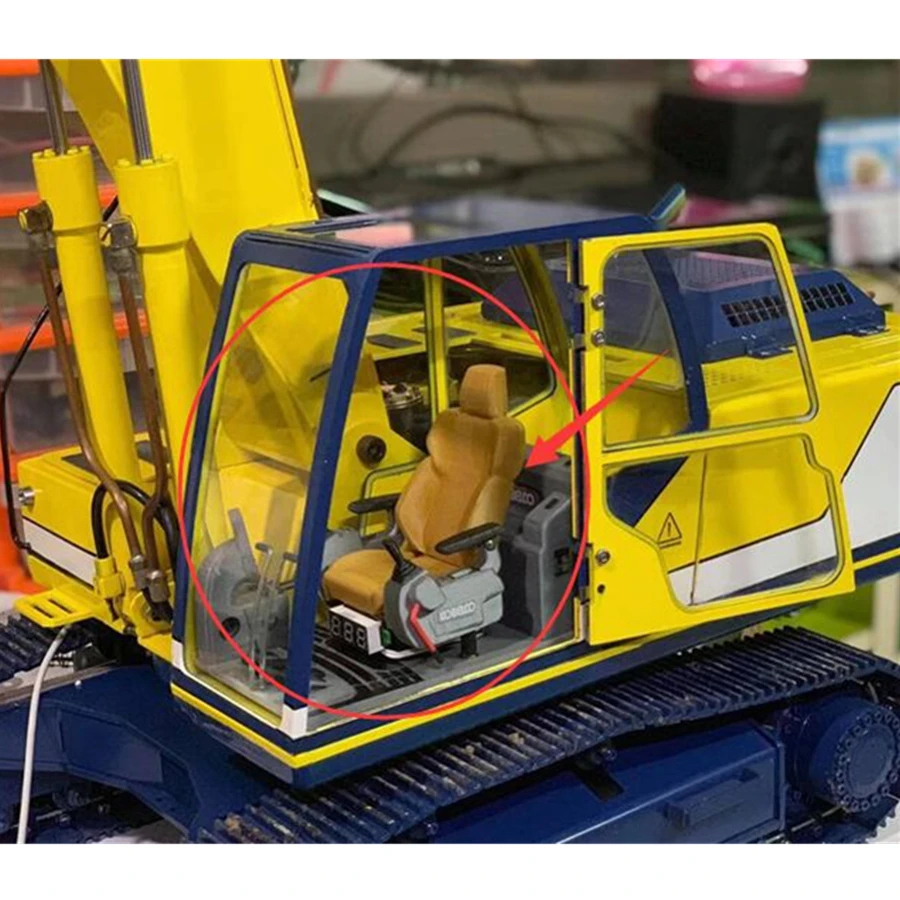 Hydraulic Excavator RC Model Excavators Interior 1/12 1/14 Simulation Seat Cab Caterpillar Excavator Interior
Hydraulic Excavator RC Model Excavators Interior 1/12 1/14 Simulation Seat Cab Caterpillar Excavator Interior