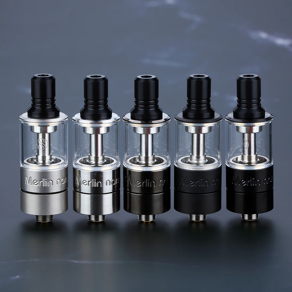 

Original Augvape Merlin Nano MTL RTA 2ml/3.5ml with 18mm Rebuildable Tank & Two Post Single Coil Deck vs INTAKE RTA / Zeus X