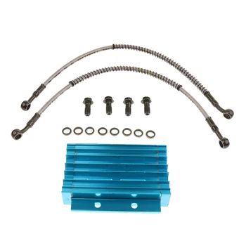 Blue CNC Engine Oil Cooler/Radiator Kit 125cc 150cc PRO Trail Dirt Bike 
Blue CNC Engine Oil Cooler/Radiator Kit 125cc 150cc PRO Trail Dirt Bike