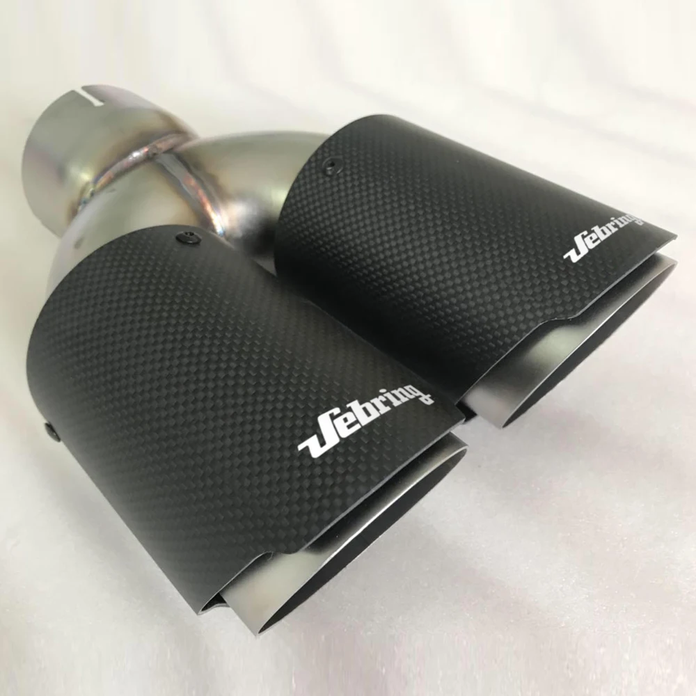 sebring Carbon brazed double outlet muffler modified tail throat car stainless steel exhaust pipe universal modified tail pipe
sebring Carbon brazed double outlet muffler modified tail throat car stainless steel exhaust pipe universal modified tail pipe