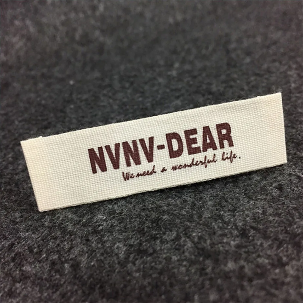 1000pcs Custom End Fold Beige Cotton Clothing Labels Customize Fabric Logo Name Printed Cotton Labels Seperate Cut
1000pcs Custom End Fold Beige Cotton Clothing Labels Customize Fabric Logo Name Printed Cotton Labels Seperate Cut