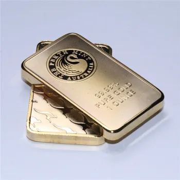 

1 Oz Perth Mint Gold Bar Plated 24k Gold Gold Bullion Birthday Birthday & Business Gift