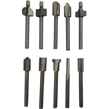 Speed steel 10-piece set of woodworking electric trimming machine, sharpening knife engraving machine, pattern cutter, milling
Speed steel 10-piece set of woodworking electric trimming machine, sharpening knife engraving machine, pattern cutter, milling