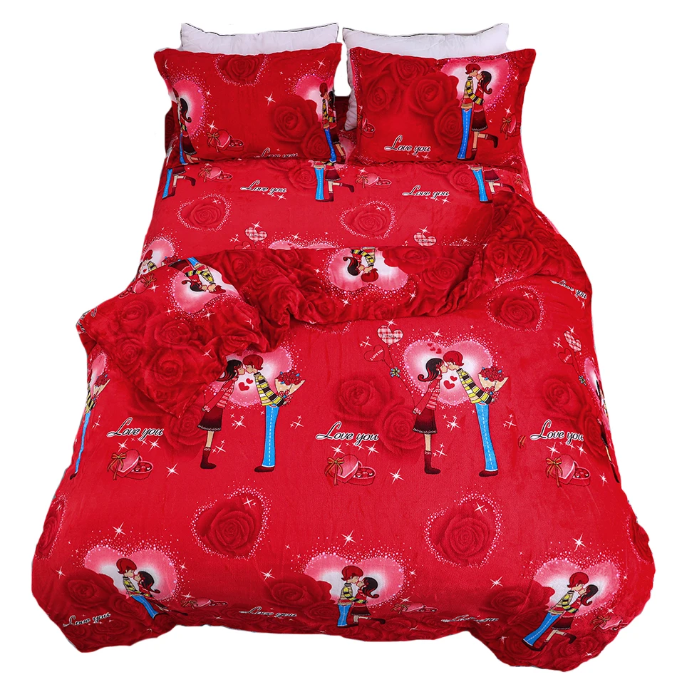 3PCS Duvet Cover Set for Quilt With Pillowcase Flannel Fleece Pillow Sham Microfiber Polyester Soft Keep Fast Warm In Winter
3PCS Duvet Cover Set for Quilt With Pillowcase Flannel Fleece Pillow Sham Microfiber Polyester Soft Keep Fast Warm In Winter